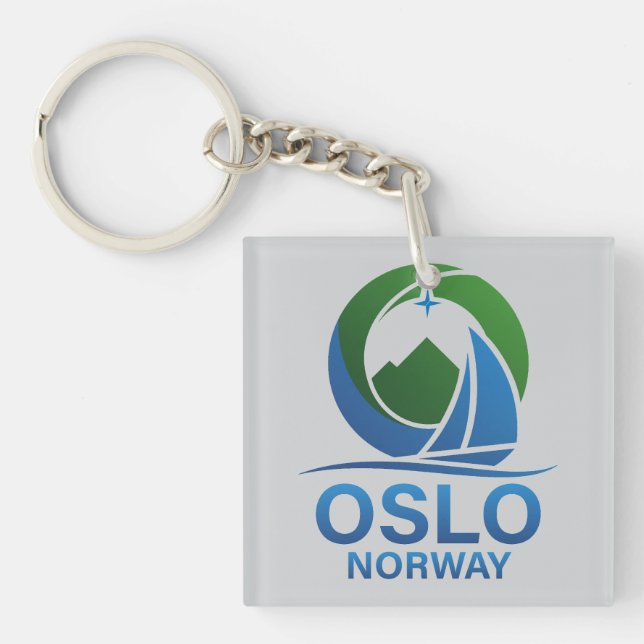 Llavero Oslo Noruega Europa (Frente)