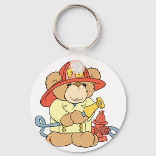 Llavero Oso Bombero Lindo Bombero