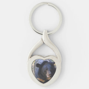 Llavero Oso con gafas negro