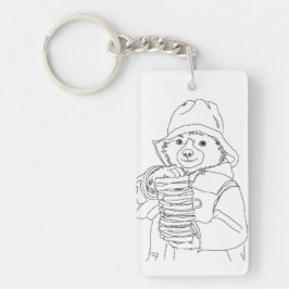 Llavero Oso con sándwiches