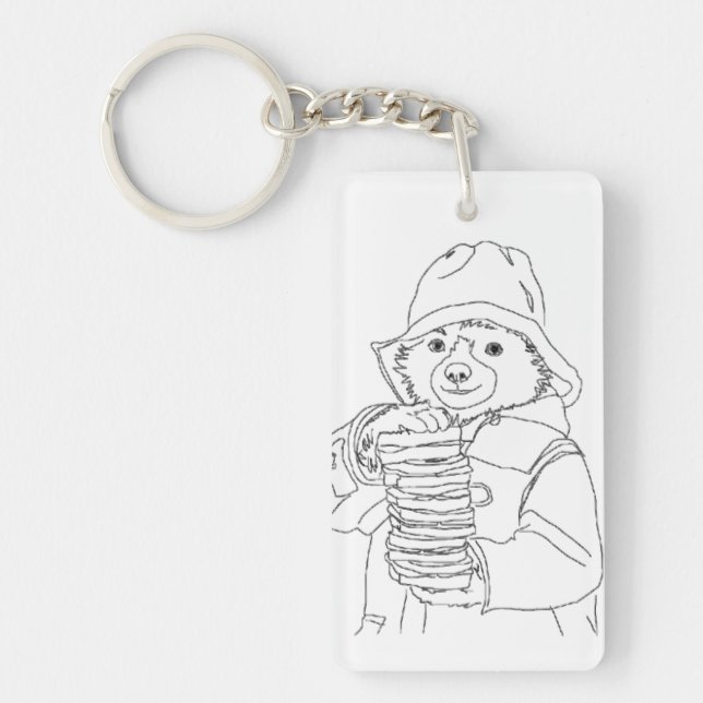 Llavero Oso con sándwiches (Frente)