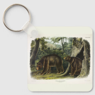 Llavero Oso de canela de los cuatripedos de Audubon