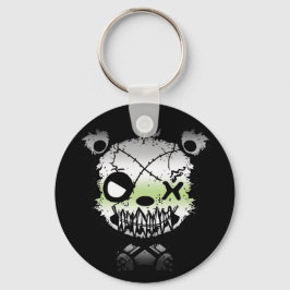 Llavero Oso de color con la bandera del orgullo de los gót