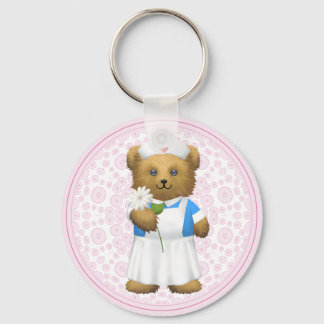 Llavero Oso de enfermera - Oso de peluche
