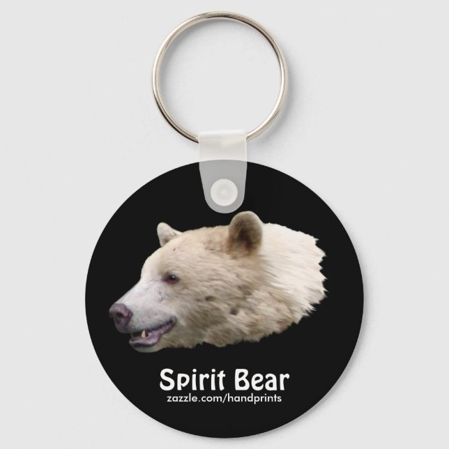 Llavero "Oso de Espíritu" Keychain Bear de Kermodei (Anverso)