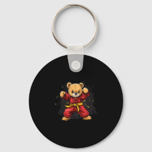 Llavero Oso de Karate con Poder y Precisión para Niños 