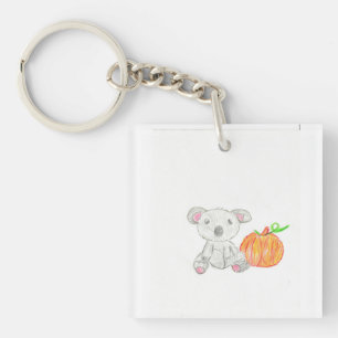 Llavero Oso de Koala con calabaza