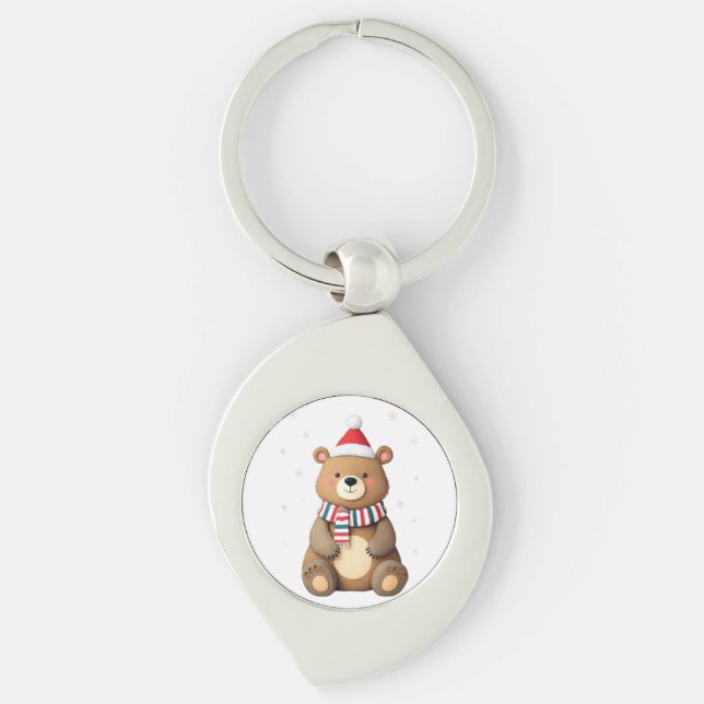 Llavero Oso de Navidad (Anverso)