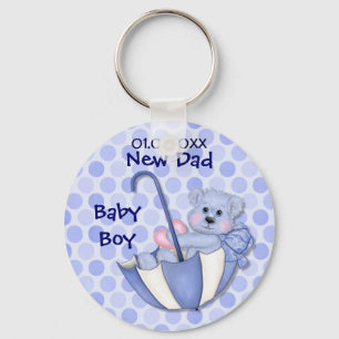 Llavero Oso de paraguas - Nuevo papá - niño