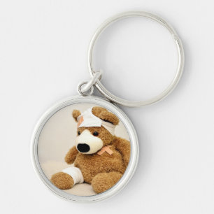 Llavero oso de peluche personalizado