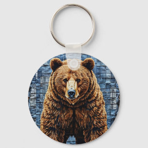 Llavero Oso grizzly