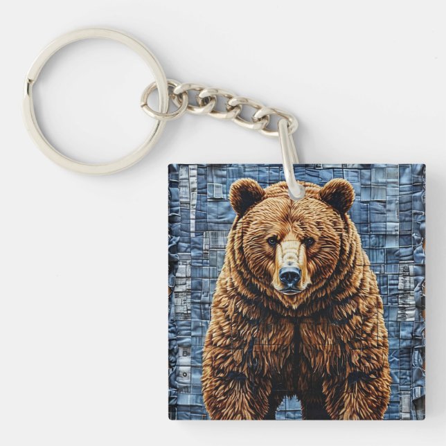 Llavero Oso grizzly (Frente)