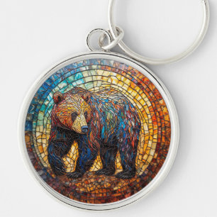 Llavero Oso Grizzly en Diseño Artístico