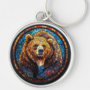 Llavero Oso Grizzly en Diseño Artístico