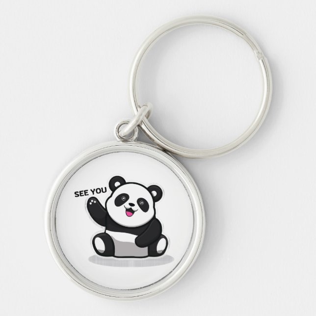 Llavero oso panda adorable (Frente)