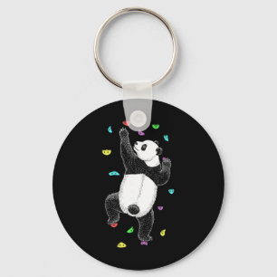 Llavero Oso Panda Divertido Escalador De Rocas Pared Inter