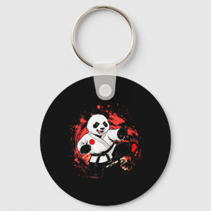 Llavero Oso Panda Karate Kickboxing Kung Fu Taekwondo