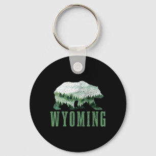 Llavero Oso Pardo De Wyoming Naturaleza Senderismo Camping