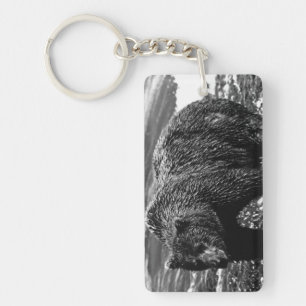 Llavero Oso pardo vintage USA Alaska