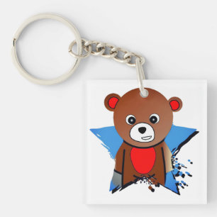Llavero Oso pequeño, personalizado, lindo
