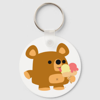 Llavero Oso Personalizado lindo con cadena de acceso a hel