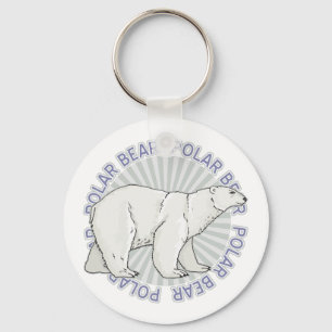 Llavero Oso polar clásico