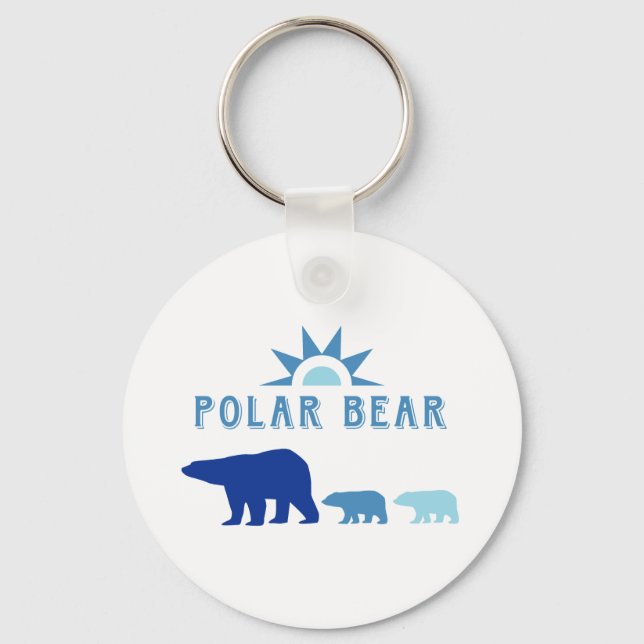 Llavero Oso polar con sol (Anverso)