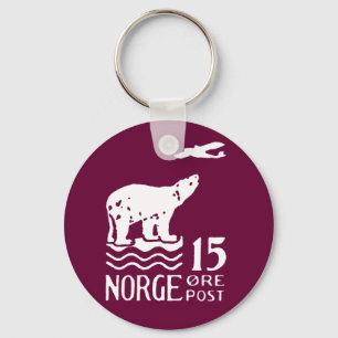 Llavero Oso Polar Noruego De 1925