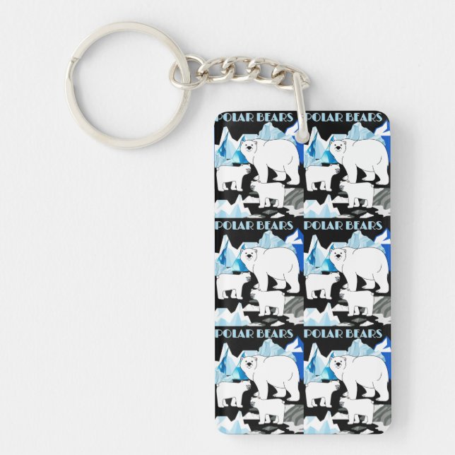 Llavero Oso polar personalizado (Frente)