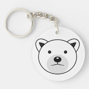 Llavero Oso polar Personalizado lindo