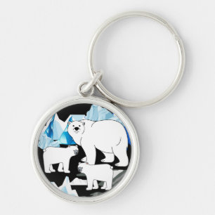 Llavero Oso Polar Y Cubos