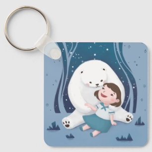 Llavero Oso polar y Ilustracion infantil