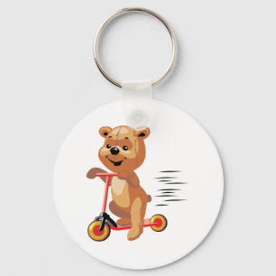 Llavero oso scooter tonto