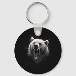 Llavero Oso Vintage Oso Grizzly Enfadado Senderismo Campin