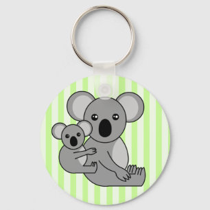 Llavero Oso y bebé lindos de koala