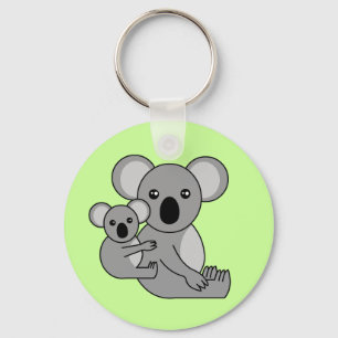 Llavero Oso y bebé lindos de koala