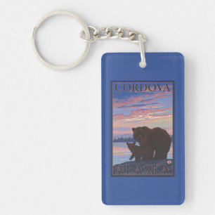Llavero Oso y Cub - Cordova, Alaska