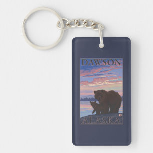Llavero Oso y Cub - Dawson, Alaska