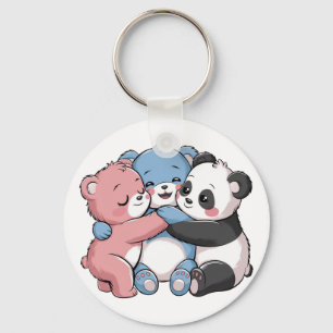 Llavero Osos de peluche con panda
