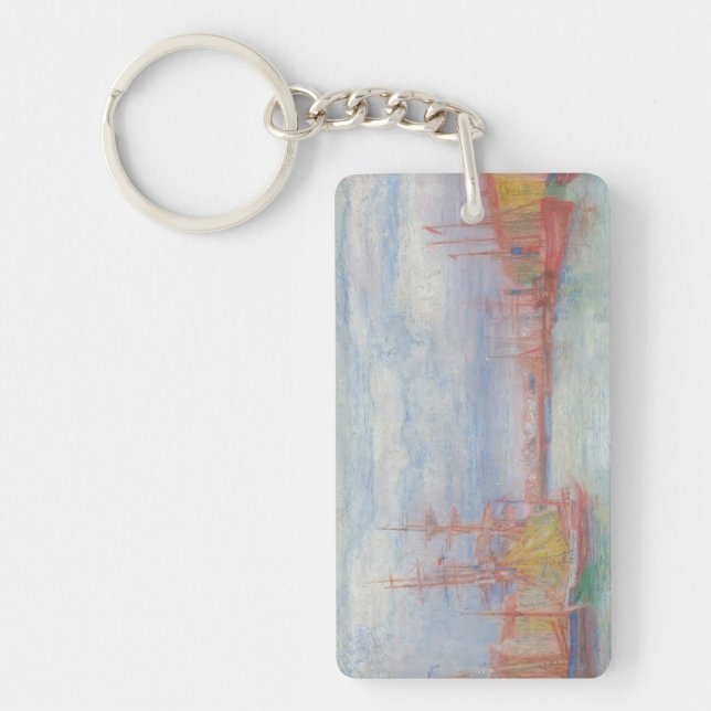 Llavero Ostend Harbor de James Ensor (1900) (Frente)