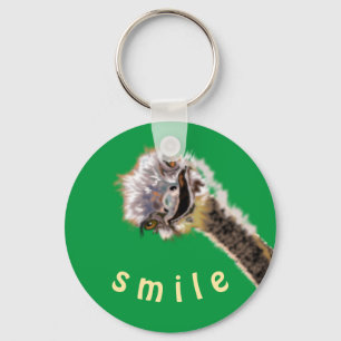 Llavero Ostrich feliz - Sonríe - Elige tus colores