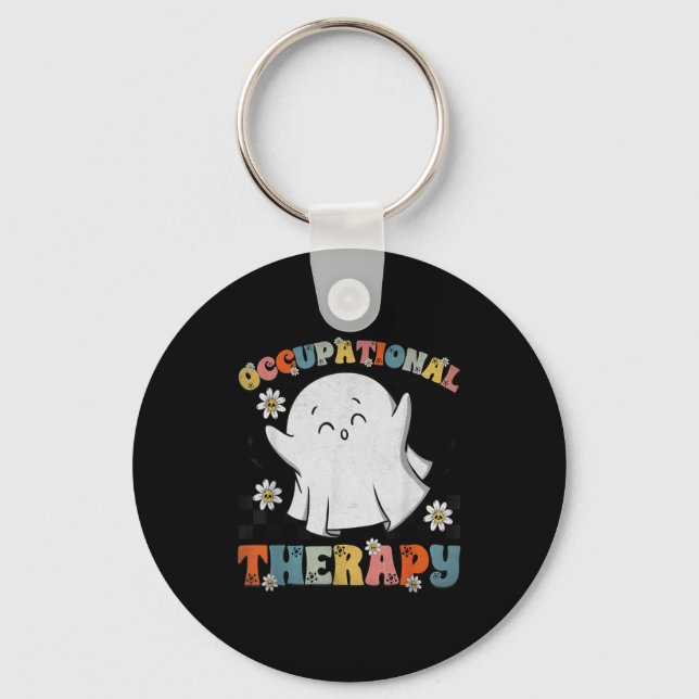 Llavero Ot Occupational Therapy Halloween Retro Ghost Ot H (Anverso)