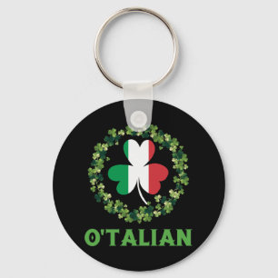 Llavero O'talian Italian Irish Saint Patricks Day Shamrock