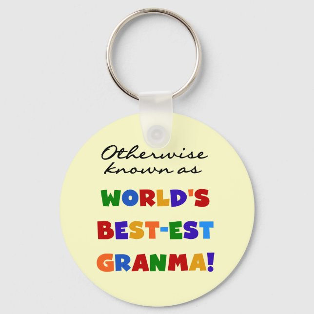 Llavero Otherwise Known as Best-est Granma Gifts (Anverso)