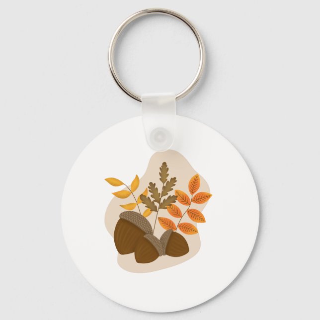 Llavero Otoño de Acorns (Anverso)