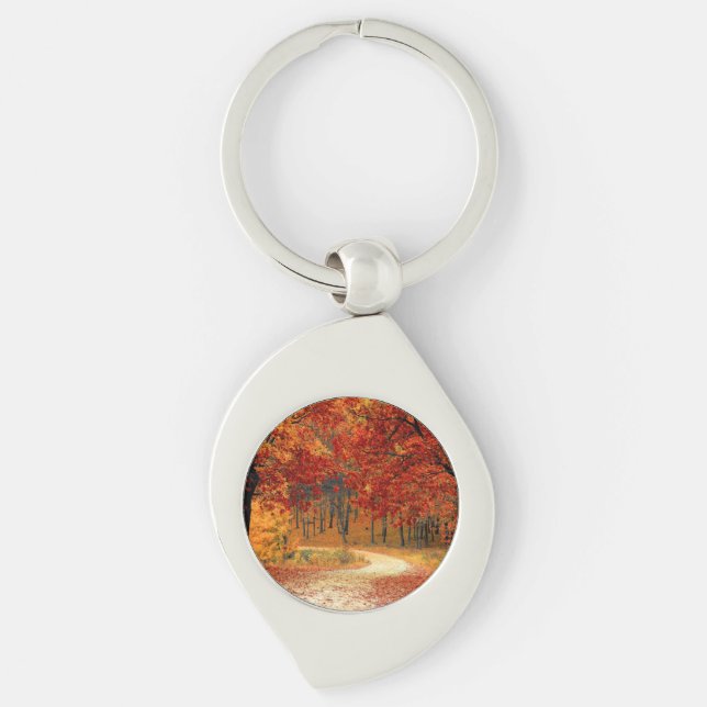 Llavero otoño en el bosque (Anverso)