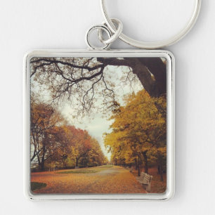 Llavero Otoño en New York City Riverside Park Foto de NYC