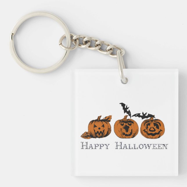 Llavero Otoño/Halloween/calabaza (Frente)