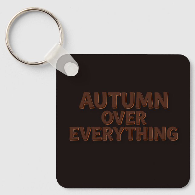 Llavero Otoño sobre todo (Anverso)