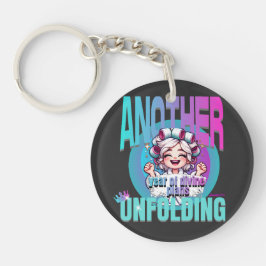 Llavero Otro año de planes divinos en desarrollo (Pink) -